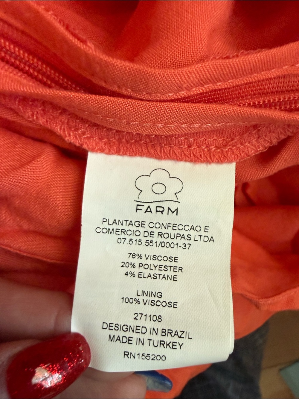 🌺❤️ Farm Rio for Anthropologie Lace Maxi Dress Surplice V-Neck Boho Size Small - Picture 7 of 8